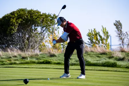 BC men's golfer Ben Hong
