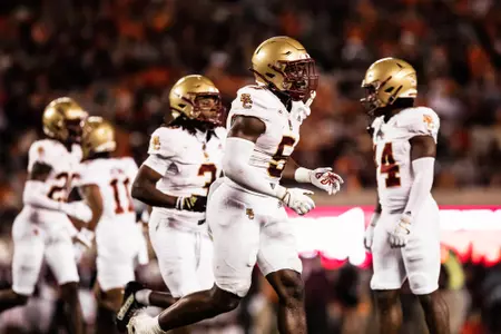Kam Arnold and the BC defense at Virginia Tech