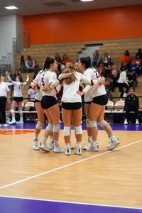 BC huddles between points against Clemson