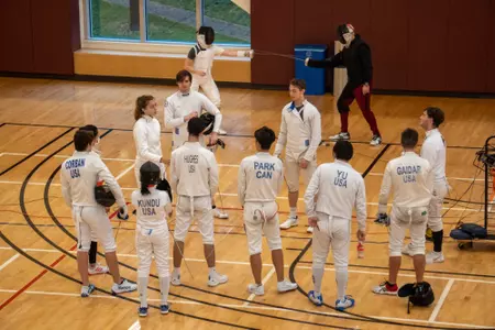BC Fencing during practice