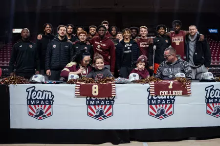 Boston College Men's Basketball introduced Noah and Lukas Echevarria at a Dec. 20 press conference