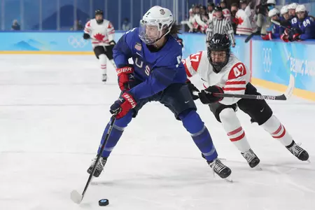 Megan Keller in the Olympic Games.