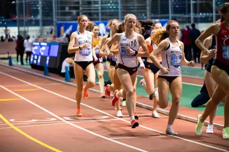 BC women's track & field - Anna Oeser and Lauren White