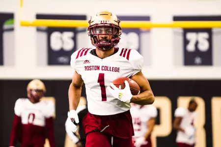 Jaelen Gill participates in Spring Practice No. 10