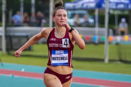 BC women's track & field - Kate Mitchell