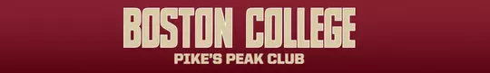Pike's Peak Club Maroon Header