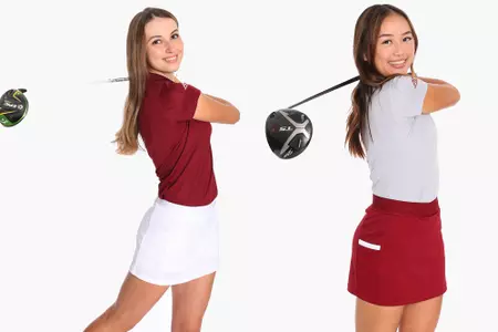 BC Women's Golf - Nathalie Irlbacher & Angel Lin