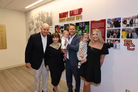 Barry Gallup and family