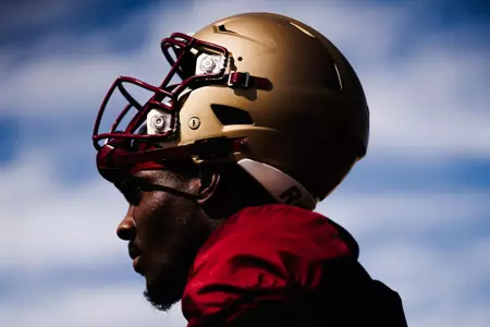 Josh DeBerry at preseason practice No. 7