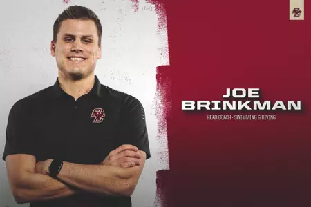 Boston College hired Joe Brinkman as the new head swimming & diving coach