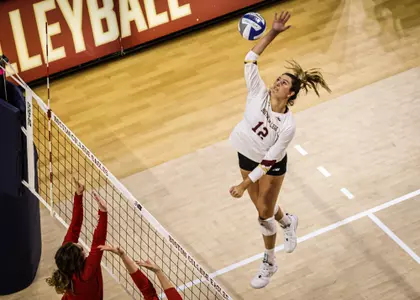 BC's Izzy Clavenna going up for an attack