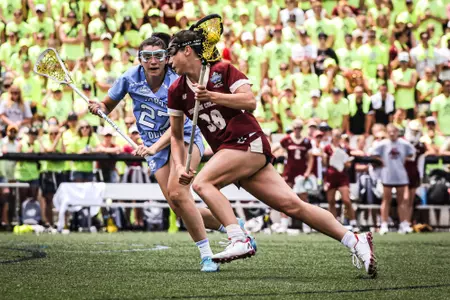 Kayla Martello Playing Against UNC in the National Championship Game