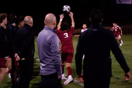 Christian Bejar throws the ball in at BU
