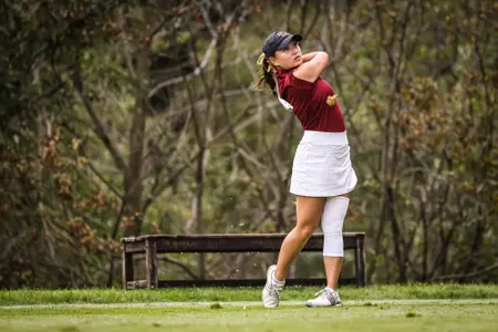 Angel Lin sits in a tie for 6th place after the opening day of play at the Boston College Intercollegiate