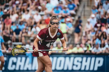 Hunter Roman Playing Against UNC in the National Championship Game