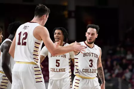 Boston College used a 17-4 run to close out the game in a 70-63 win over Notre Dame