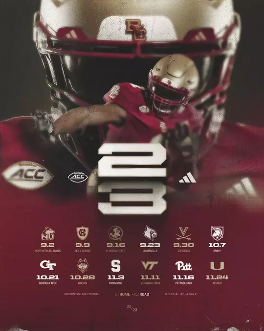 2023 Football Schedule Graphic
