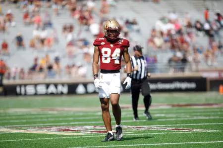 Taji Johnson at wide receiver against Northern Illinois