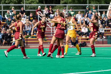 BC celebrates goal vs. UVM