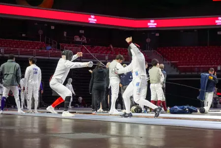 Fencing at Temple