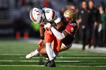 NCAA Football: Miami at Boston College