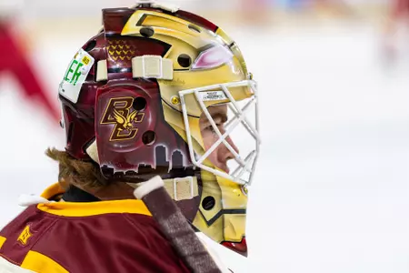 Jacob Fowler during warmups