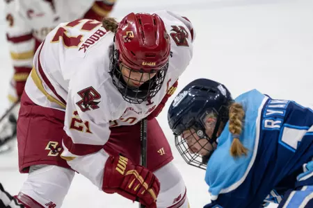 Newhook Faceoff agaisnt Maine