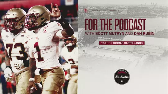 For The Podcast graphic image ft. Thomas Castellanos