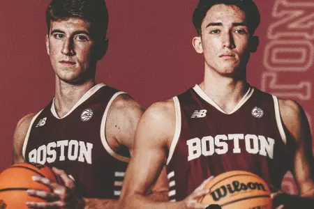 Nick Petronio and Luka Toews signed their NLI's to continue their academic and athletic careers at Boston College