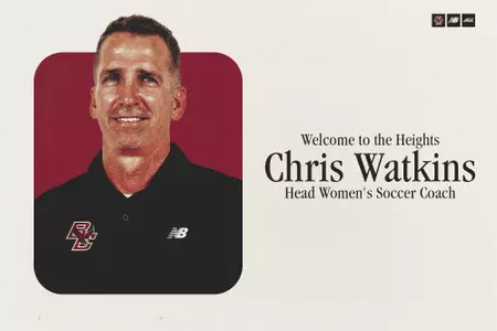 Boston College announced that Chris Watkins will serve as its new Head Women's Soccer Coach