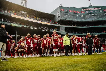 Eagles take the field at Fenway Park vs. SMU