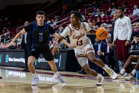 Donald Hand Jr. scored a season-high 16 points in the win over CCSU