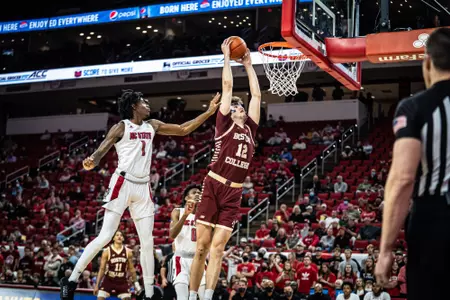 Quinten Post and the Boston College Men's Basketball team host #22/22 N.C. State on Saturday afternoon at Conte Forum