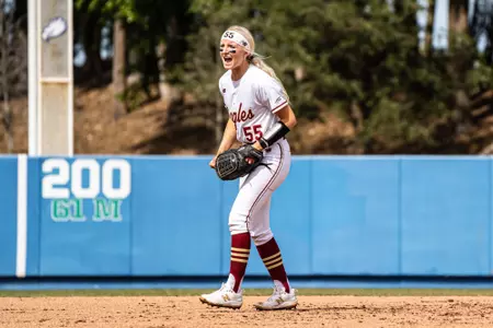 Nicole Giery during game against Texas
