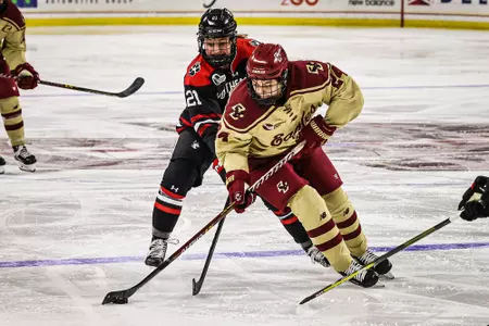Caroline Goffredo skates against Northeastern