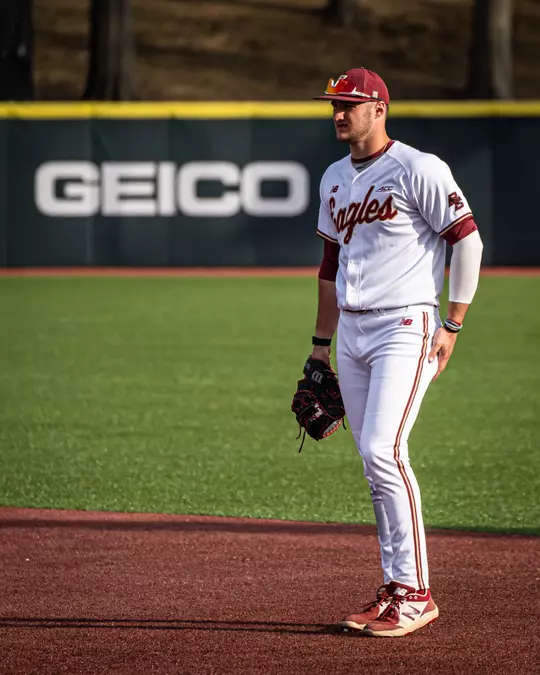 Joe Vetrano at first base vs. Pitt (2022)