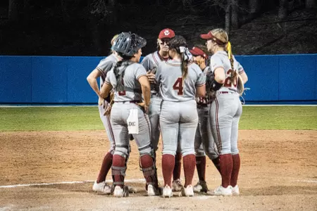 BC Softball during game against MTSU