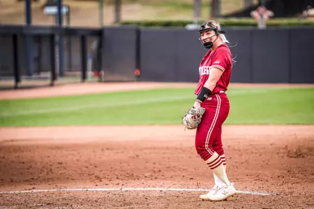 Abby Dunning during game against Villanova