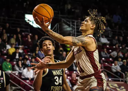 Makai Ashton-Langford and his BC teammates take on Wake Forest on Tuesday night at 7 p.m. on ESPNU