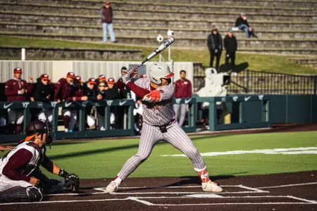 Nick Wang bats at Virginia Tech