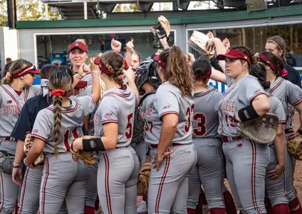 BC Softball during game against MTSU