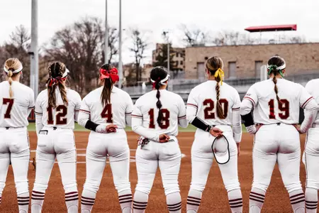 BC Softball during pregame against North Carolina