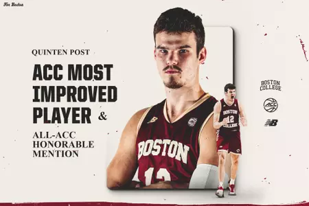 Quinten Post was named the 2022-23 ACC Most Improved Player