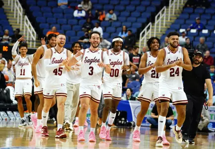 Boston College downed Louisville in the opening round of the ACC Tournament and will face North Carolina on Wednesday night in Greensboro