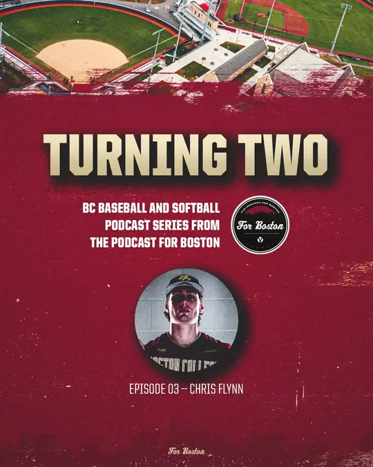 Turning Two Podcast graphic ft. Chris Flynn