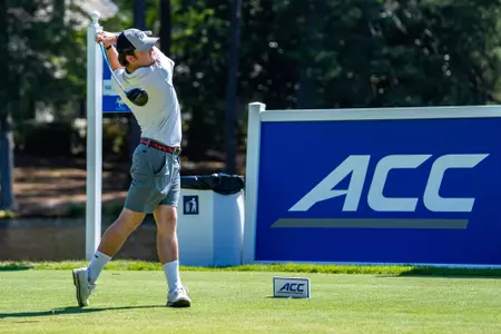 Cameron Harlock tied for 19th place at the 2023 ACC Championship