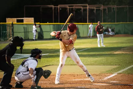 Daniel Baruch bats at UMass