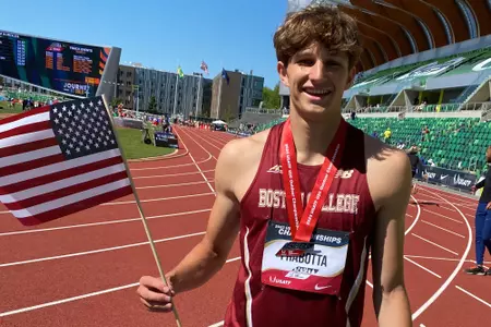 Damon Frabotta placed second in the 400m hurdles at the USATF U20 Championship