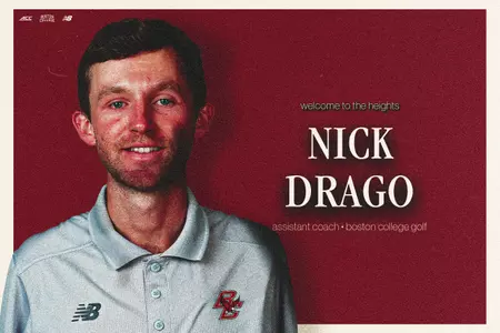 Nick Drago comes to the Heights after spending the previous two years as the head women's golf coach at Bryant University