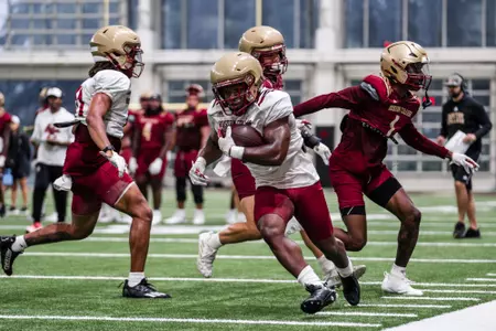 Alex Broome cuts up field